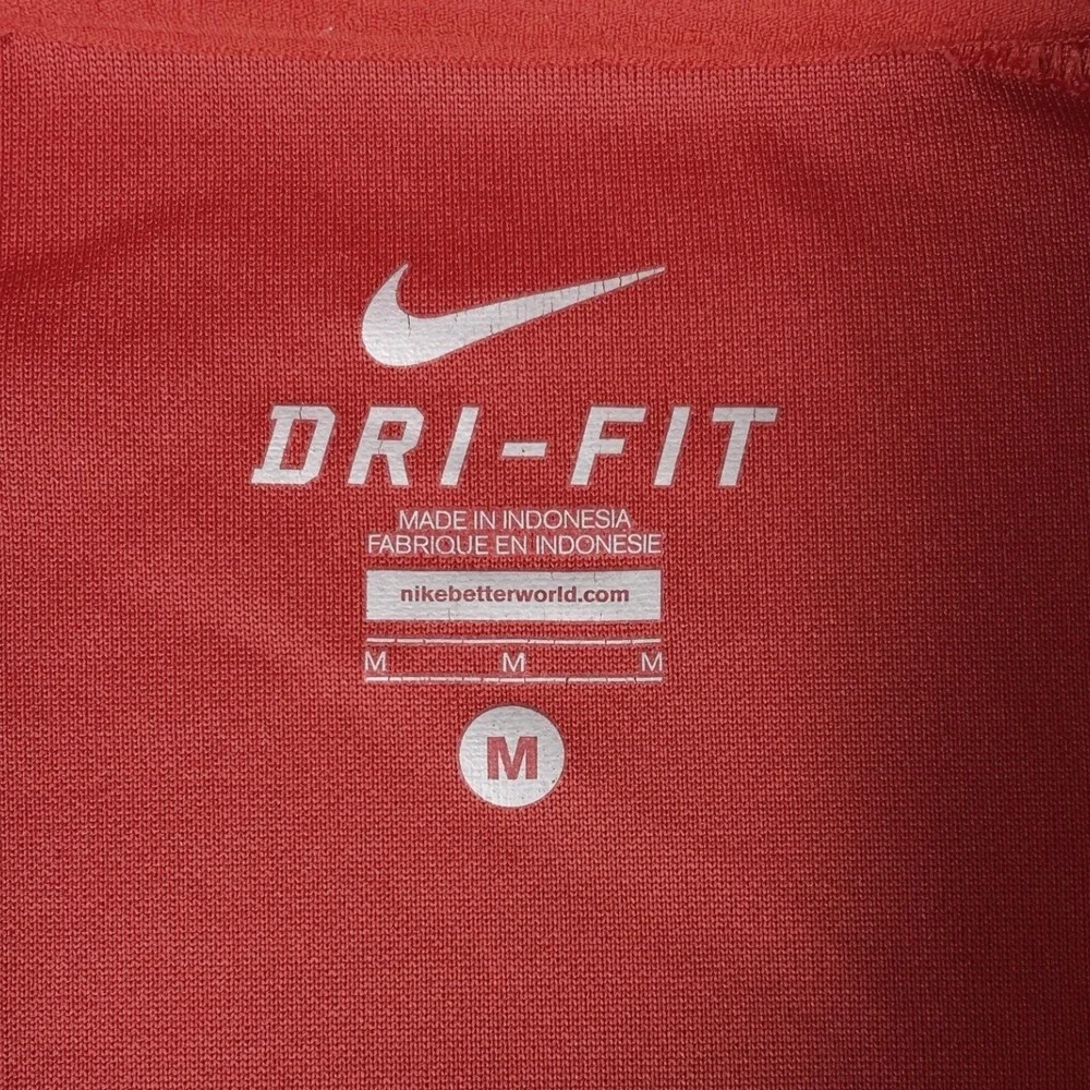 Nike Jacket Mens M Red Ohio State Buckeyes Dri-FIT Full Zip‎ Collegiate Athletic
